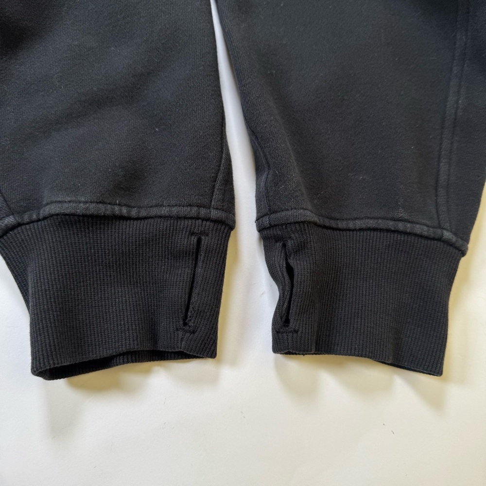 Lululemon Scuba Oversized Half Zip Hoodie M/L Black Cropped - Picture 6 of 6